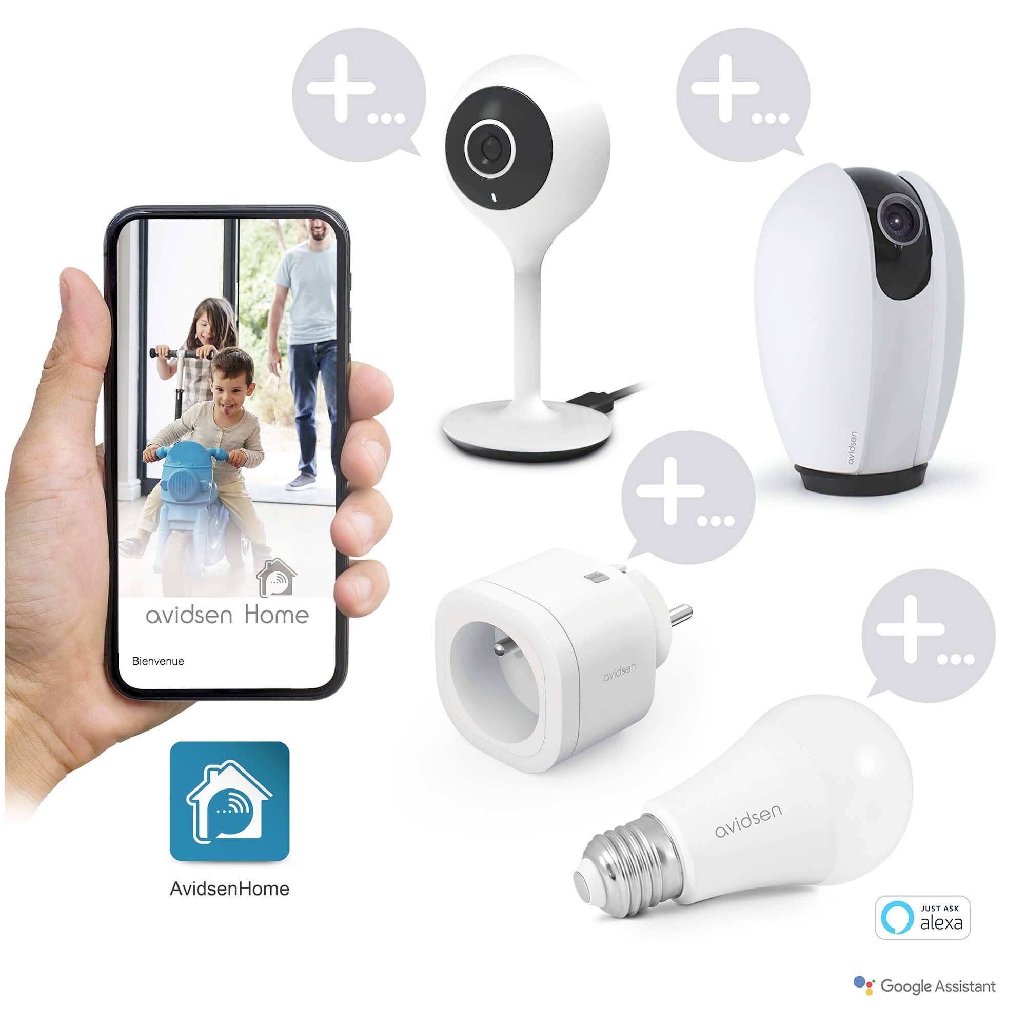 Avidsen HOMECAM SPOTLIGHT Outdoor 127005 Wi-Fi IP CCTV camera 1920 x 1080 p-5