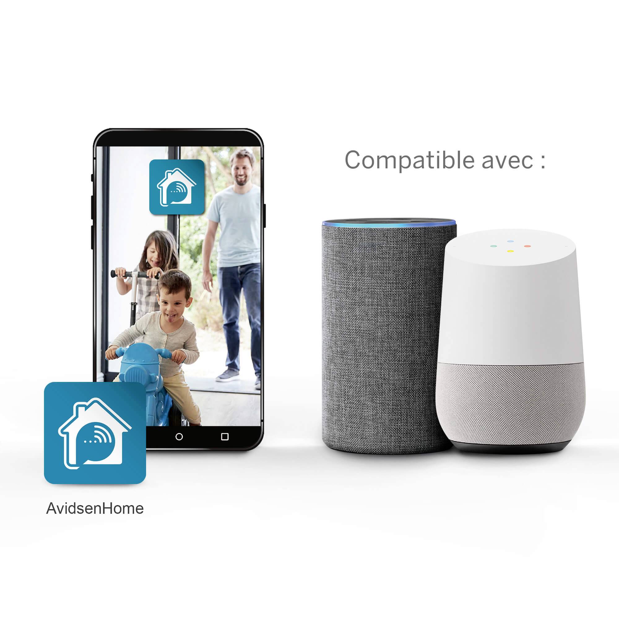 Avidsen HOMECAM SPOTLIGHT Outdoor 127005 Wi-Fi IP CCTV camera 1920 x 1080 p-7