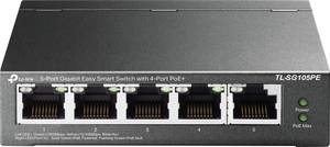 TP-LINK Easy Smart TL-SG105PE Network switch  5 ports 10 / 100 / 1000 MBit/s PoE