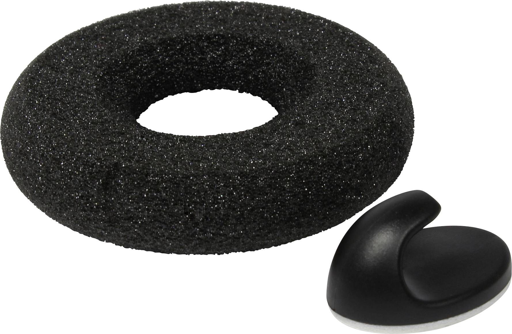 plusonic 6337-10.1P Phone On-ear headset Corded (1075100) Mono Black-1