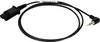 plusonic 100-012-P Headset cable clip 1.00 m Black