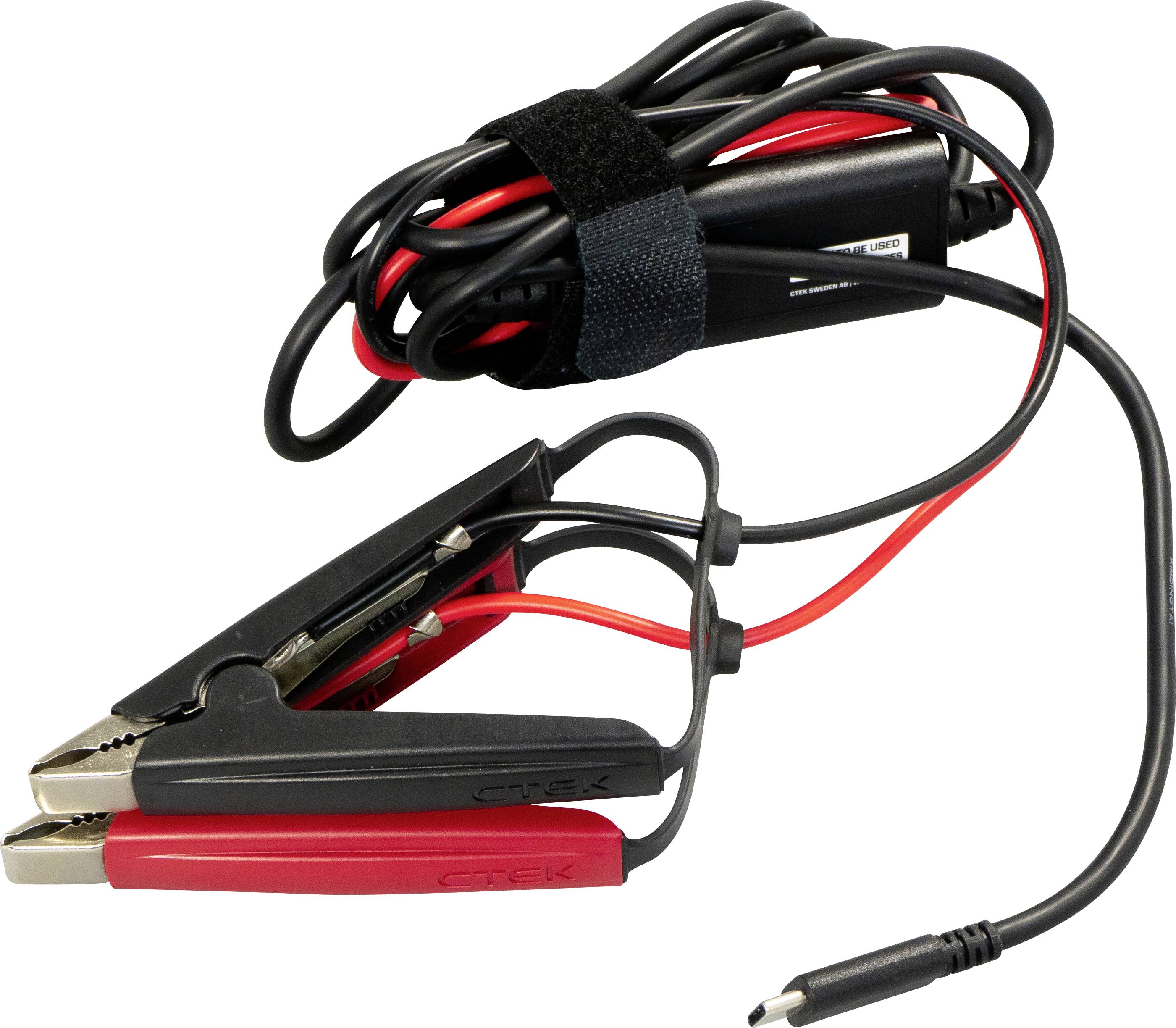 CTEK 40-465 USB-C® charging cable Battery clips CS FREE USB-C Ladekabel mit  Zangenanschluß für Fahrzeugbatterien