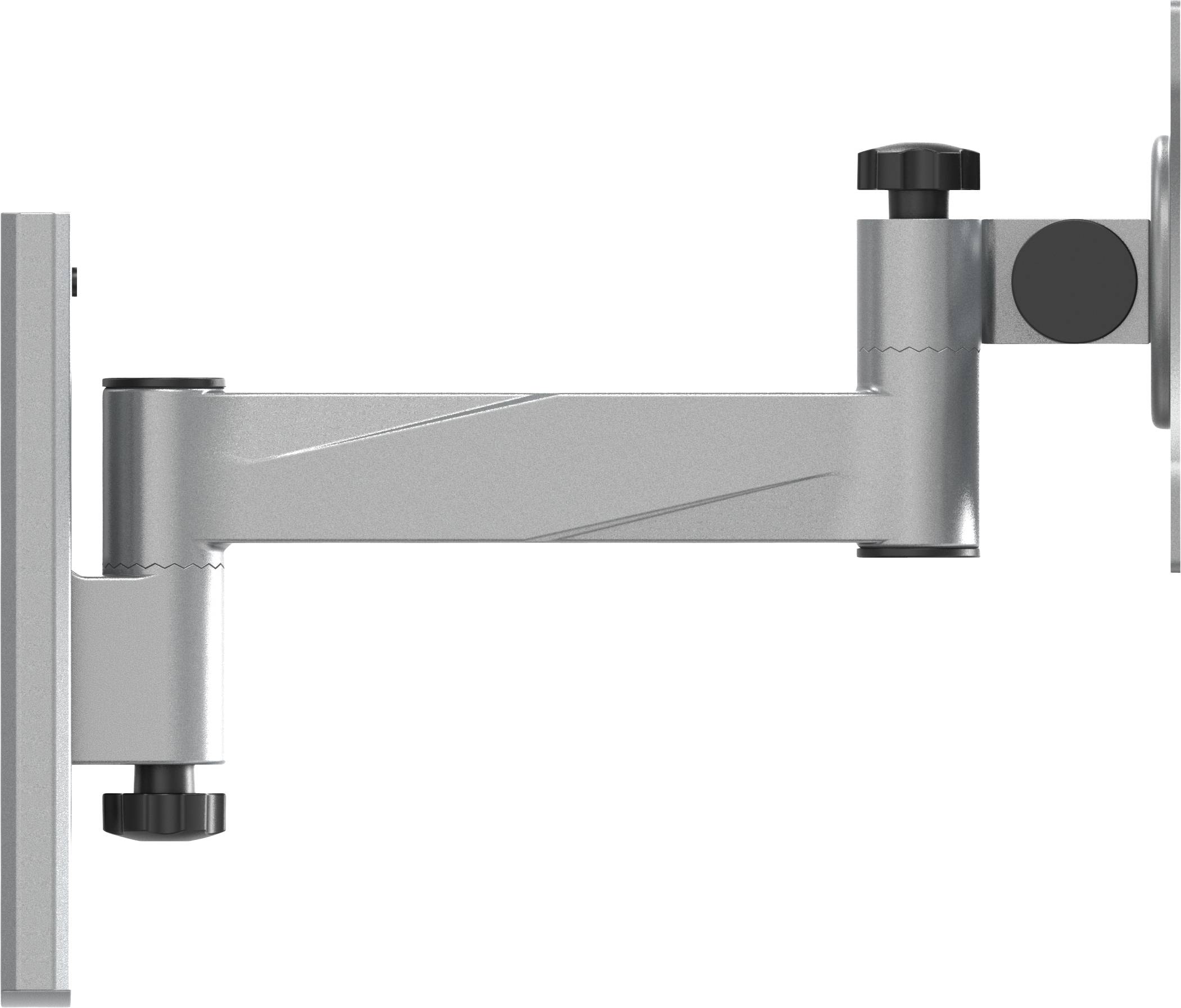 SpeaKa Professional SP-WMM-201 1x Monitor wall mount 33,0 cm (13") - 76,2 cm (30") Silver Tiltable, Swivelling-1