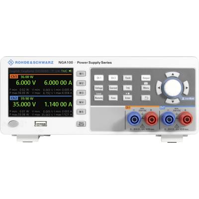 Rohde & Schwarz NGA102 Bench PSU (adjustable voltage)  35 V (max.) 6 A (max.) 80 W  programmable, remote controlled No. 