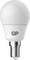 Energy-saving LED light bulb with E14 fitting, white, from the brand GP.