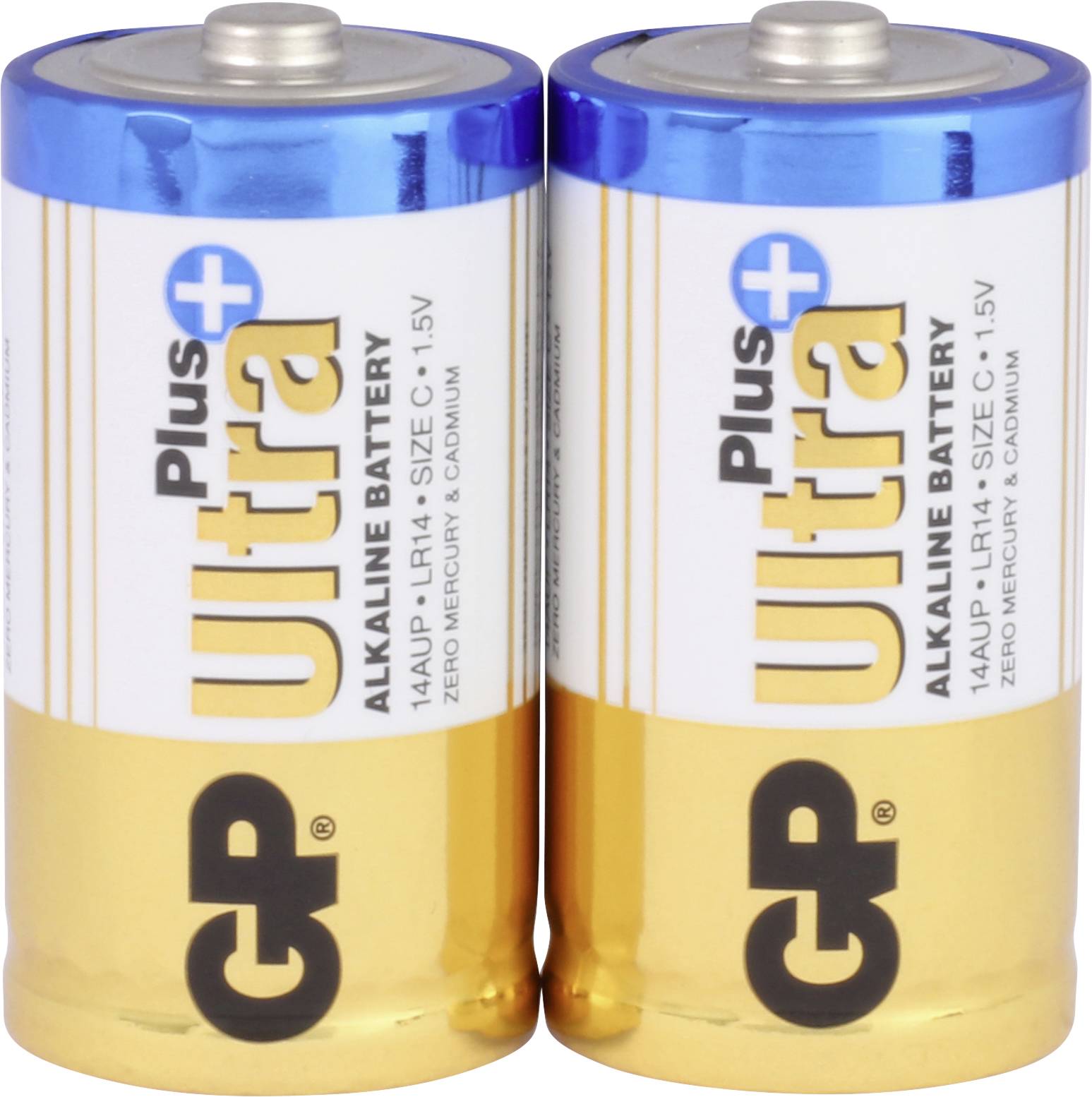Battery C/LR14, 1.5V, Ultra Plus Alkaline, 2 pcs., GP 