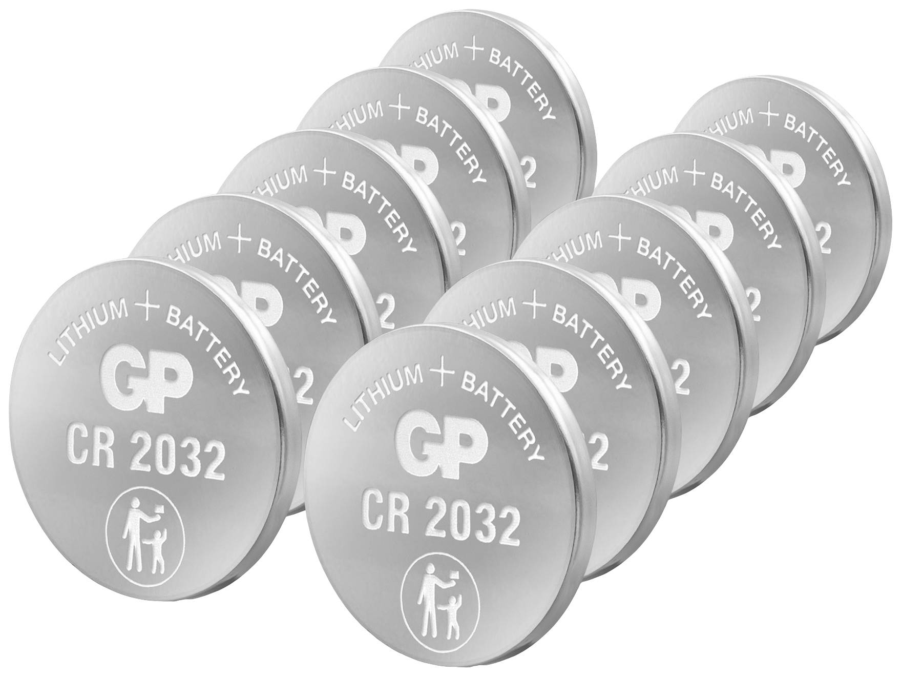 Image of GP Button cell CR 2032 3 V 10 pc(s) Lithium GPCR2032STD900C10