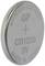 Lithium button cell with the inscription 'CR1220 3V, Made in Japan'.