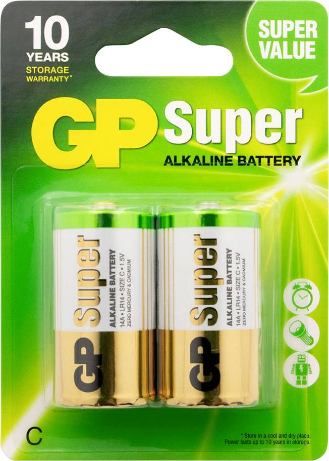 GP GP14A / LR14 C battery Alkali-manganese 1.5 V 2 pc(s)-5