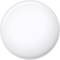 A simple, white, spherical tablet without visible markings on a white background.