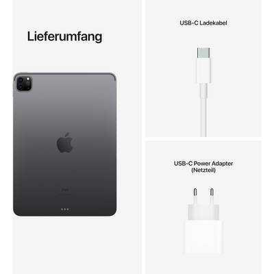 Apple iPad Pro 11 (3rd Gen, 2020) WiFi + Cellular 128 GB Spaceship grey 27.9 cm (11 inch) 2388 x 1668 Pixel-9
