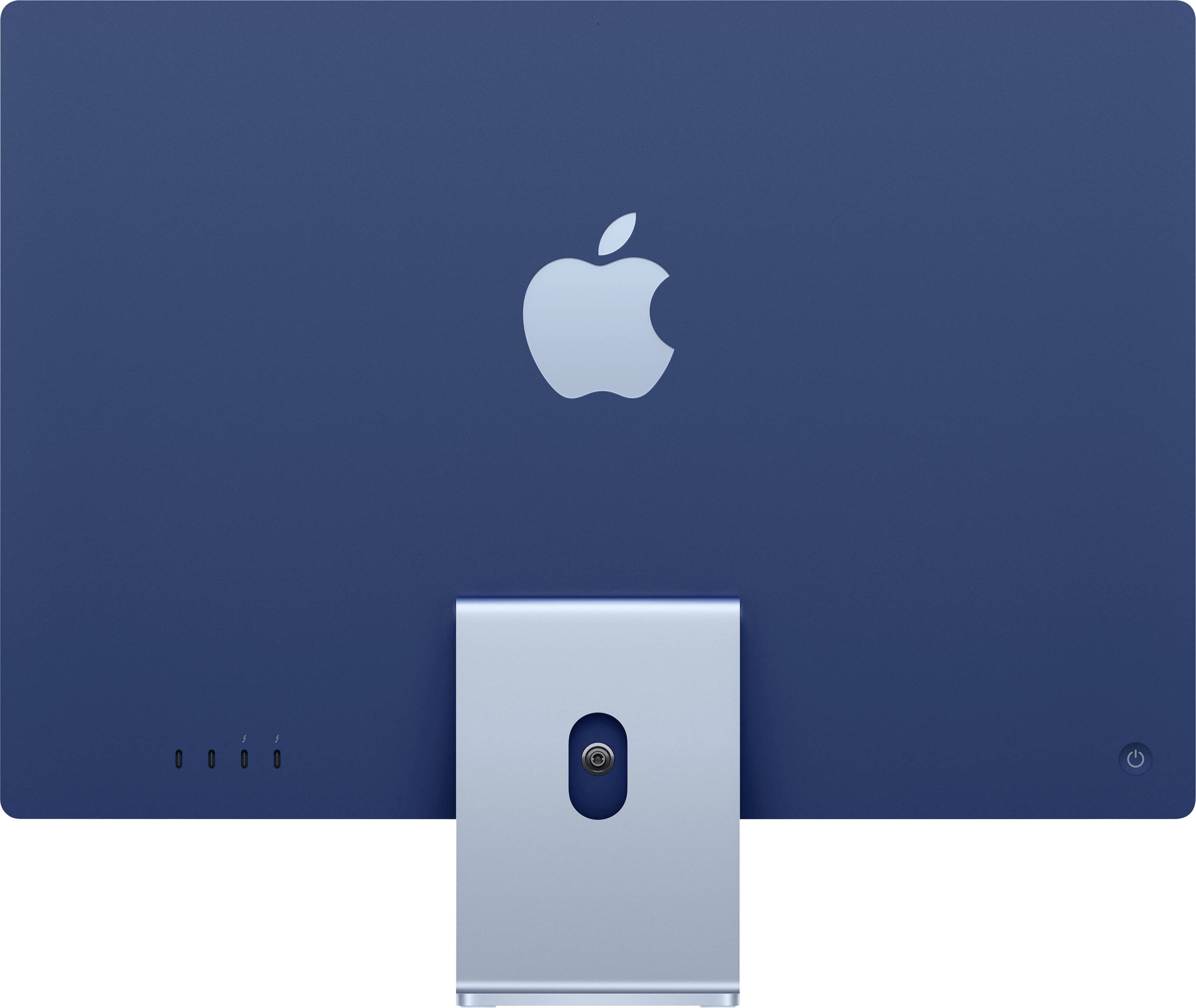 Apple iMac 24 Retina 4.5K (2021) 61 cm (24 inch) Apple M1 8-Core CPU 8 GB RAM 256 GB SSD Apple M1 8-core GPU Blue MGPK3D-5