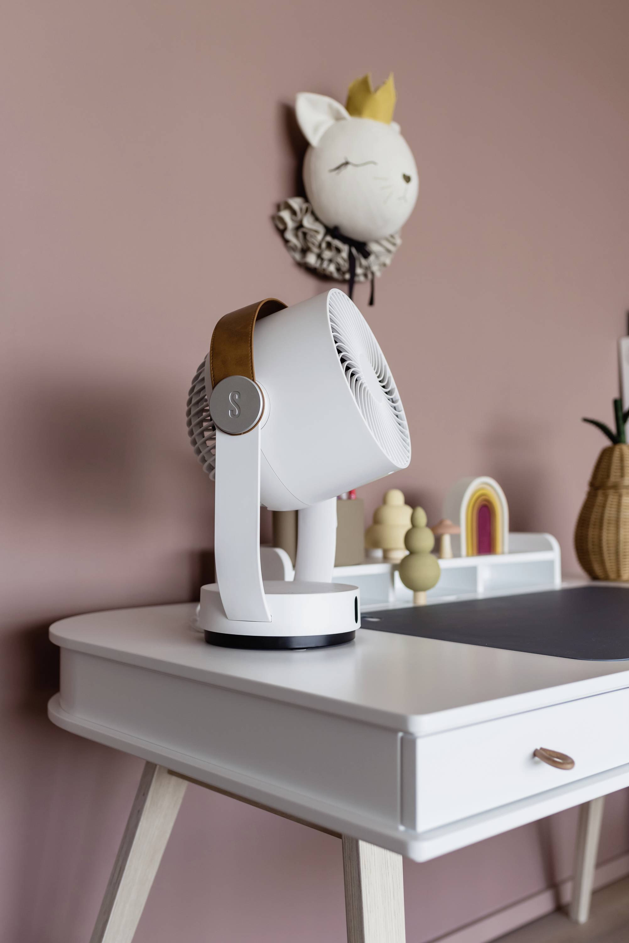 Stadler Form Leo 3D air circulator 18 W (L x W x H) 205 x 240 x 330 mm White Swivelling, Timer-8