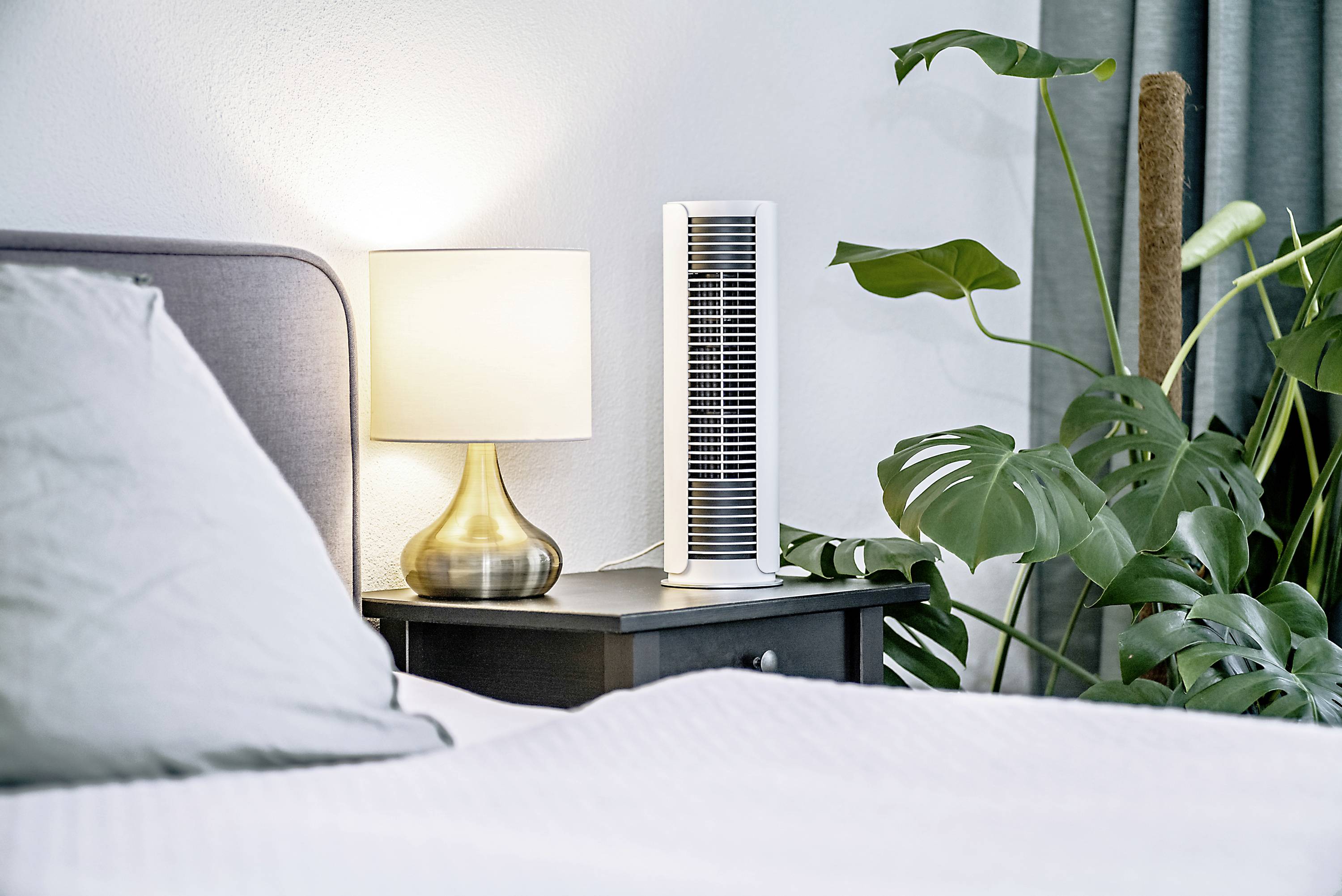 Stadler Form Peter little Desk fan 9 W (Ø x H) 10.9 cm x 361 mm White Swivelling-7