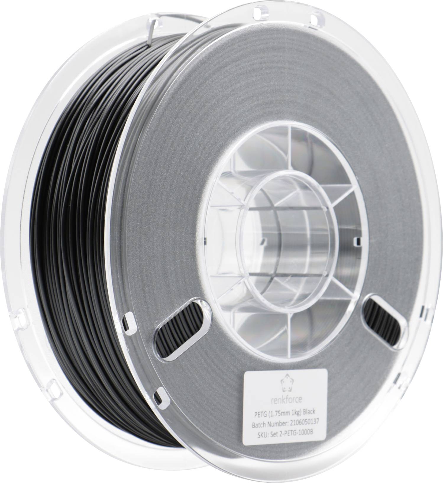 Buy Renkforce RF-4738592 Filament PETG 1.75 mm 1000 g Black 1 pc(s)
