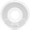 White PETG filament spool for 3D printers, 1 kg, 1.75 mm diameter.