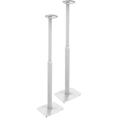 Image of My Wall HS 11 WL Speaker stand Floor stand, Rigid, Stand, Retractable Max. distance to floor/ceiling: 1270 mm White 1 pc(s)