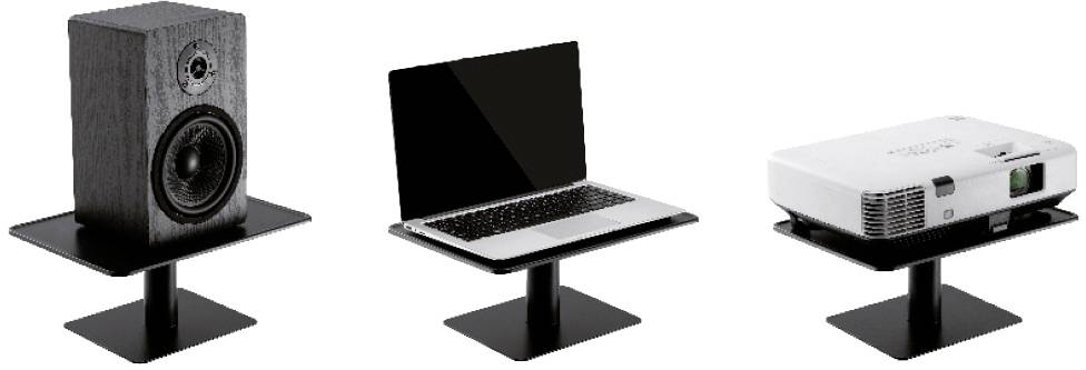 Buy My Wall HT 8 L Monitor riser Stand, Swivelling, Tiltable Max ...