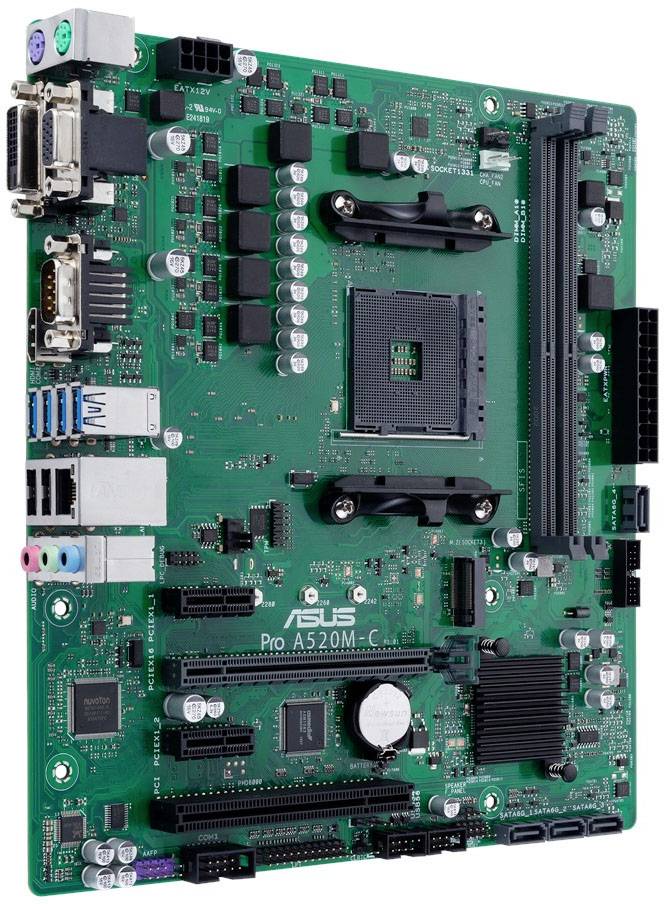 Asus PRO A520MC/CSM Motherboard PC base AMD AM4 Form factor (details