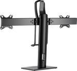 Height-adjustable table stand with spring system