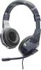 SpeedLink RAIDOR Gaming Over-ear headset Corded (1075100) Stereo Camouflage blue Remote control, Volume control, Microphone mute