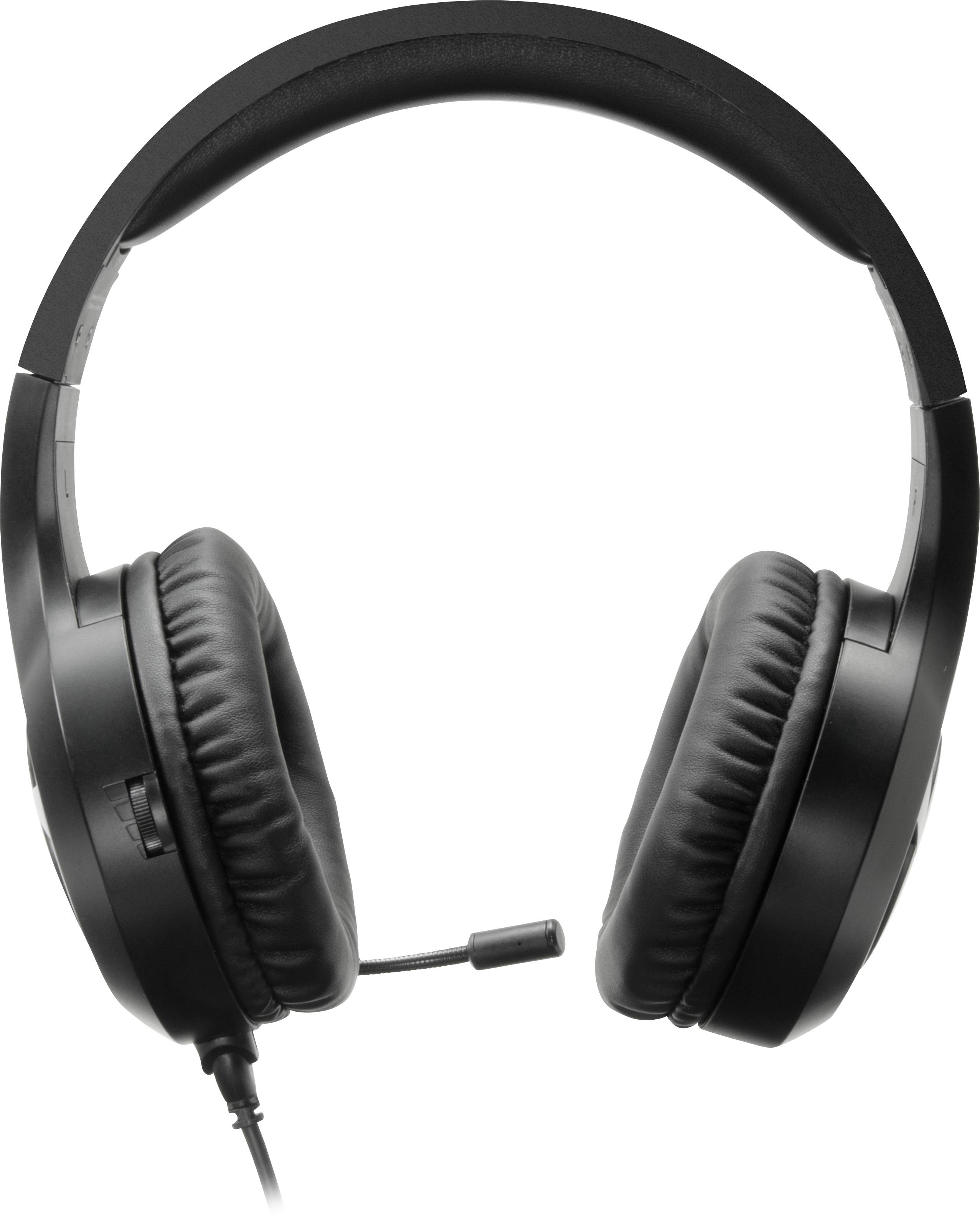 SpeedLink CASAD Gaming Over-ear headset Corded (1075100) Stereo Black Volume control-1