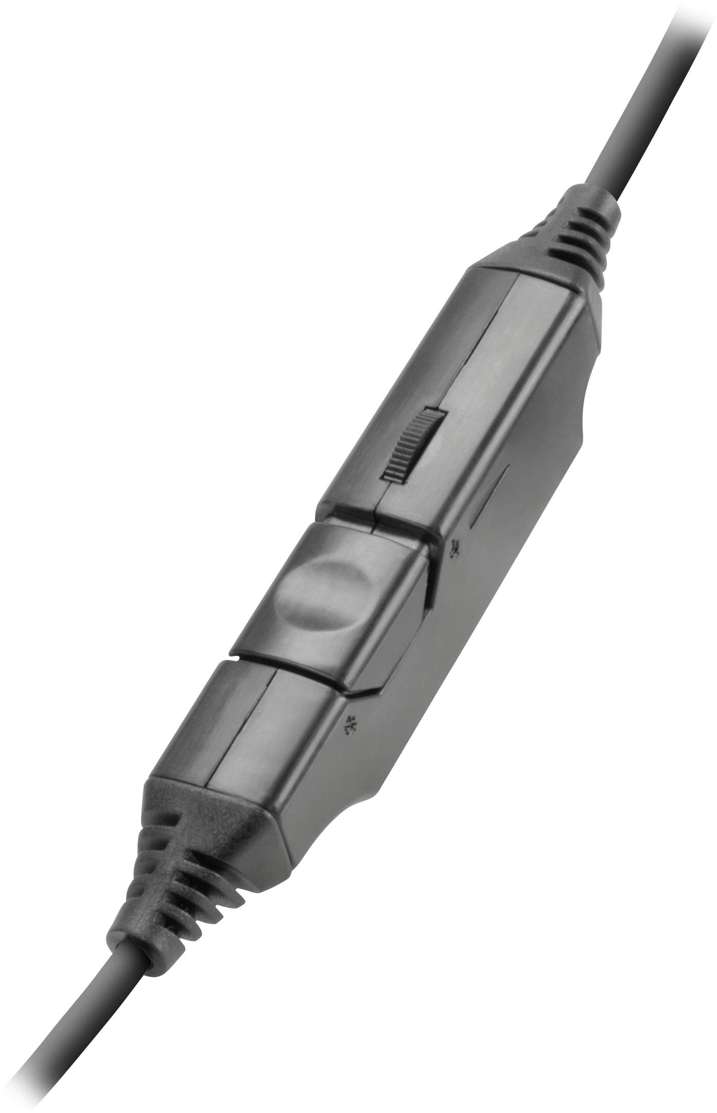 SpeedLink HADOW Over-ear headset Corded (1075100) Stereo Black/white Remote control, Volume control, Microphone mute Gam-2