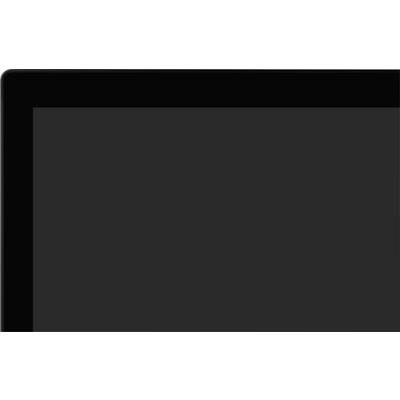 A grey rectangle with a black border along the top edge, resembling a screen frame.