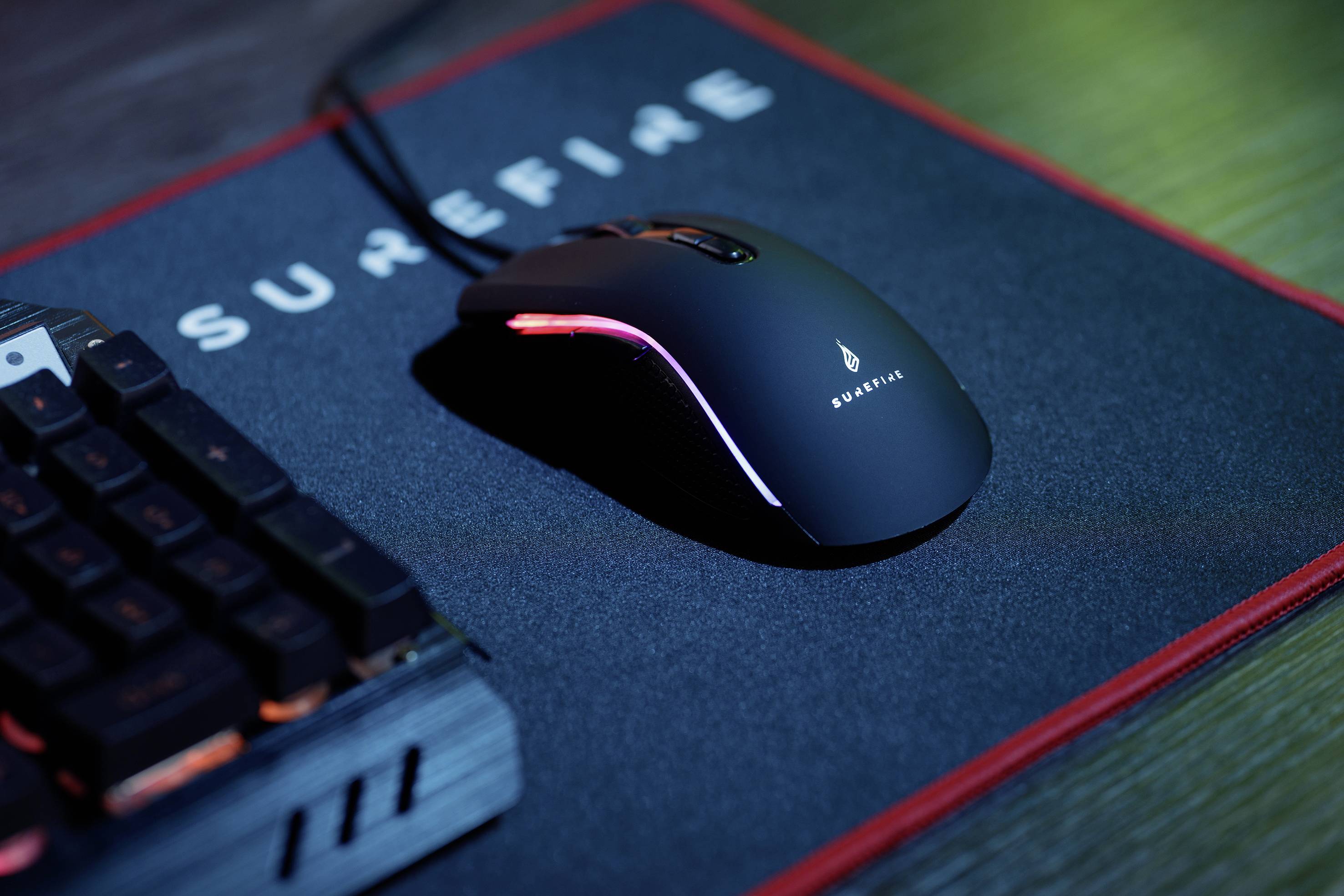 Surefire Gaming Hawk Claw Gaming mouse USB Optical Black 7 Buttons 800 dpi, 1600 dpi, 2400 dpi, 3200 dpi, 4800 dpi, 6400-3