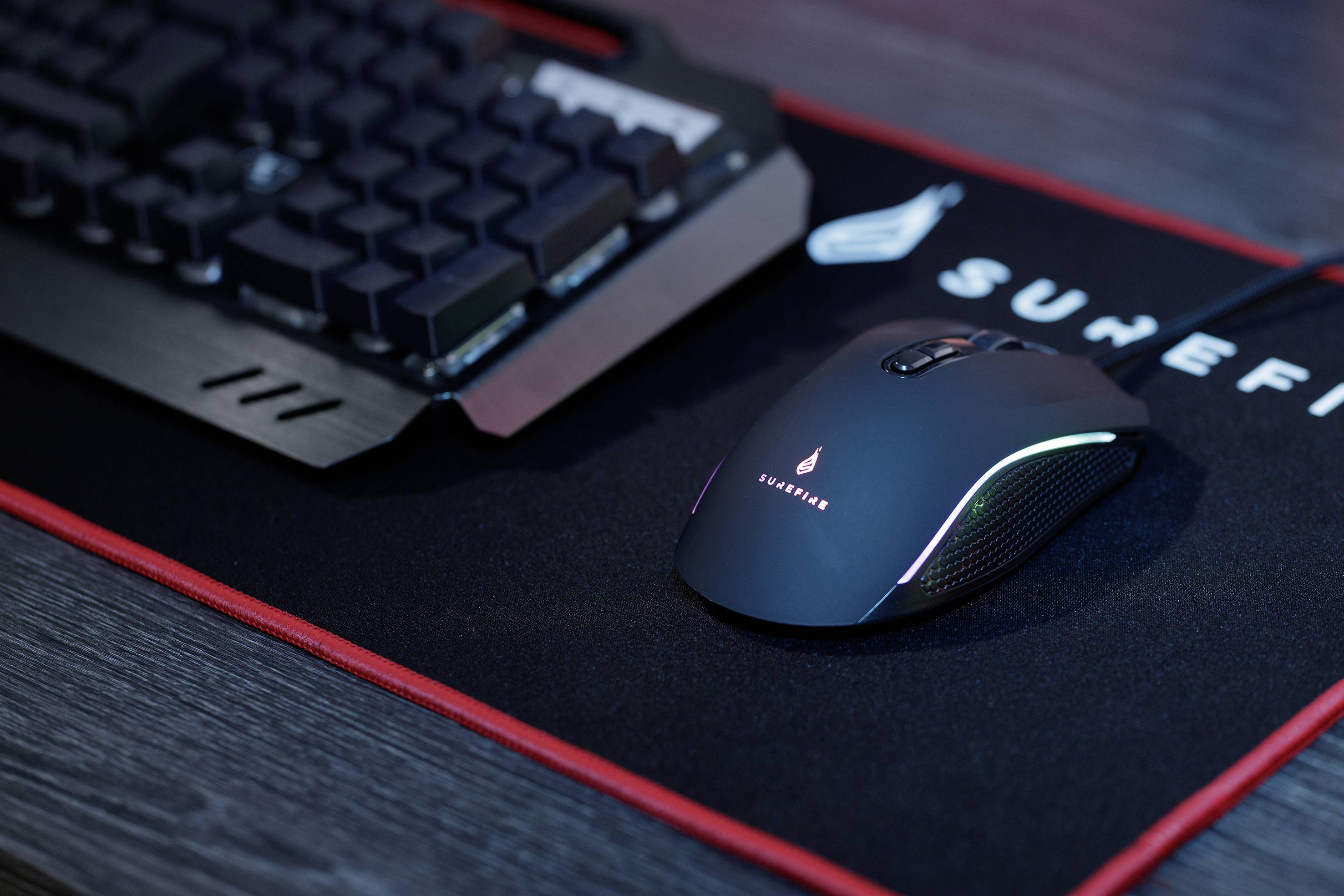 Surefire Gaming Hawk Claw Gaming mouse USB Optical Black 7 Buttons 800 dpi, 1600 dpi, 2400 dpi, 3200 dpi, 4800 dpi, 6400-4