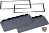 Hammond Electronics Endplatte Aluminium Black (L x W x H) 16 x 194 x 72 mm 1 pc(s)