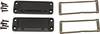 Hammond Electronics Endplatte Aluminium Black (L x W x H) 16 x 87 x 31 mm 2 pc(s)