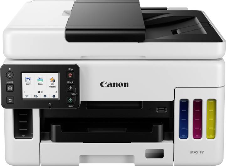 Canon MAXIFY GX6050 Multifunction printer Inkjet Colour A4 Printer, scanner, copier ADF, Duplex, Ink tank system, USB, Wi-Fi