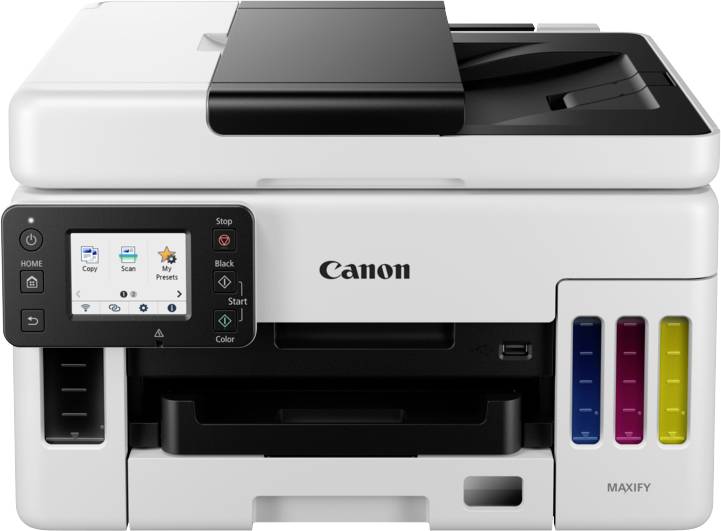 passe Fejl fjerne Canon MAXIFY GX6050 Inkjet multifunction printer A4 ADF, Duplex, Ink tank  system, USB, W | Conrad.com