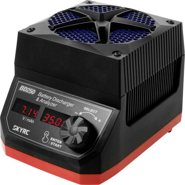 SKYRC BD250 Scale model battery charger   LiHV, LiPolymer, NiMH Discharger function, Graphic display