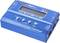 Blue charger with display and setting buttons. Label: 'Professional Balance Charger/Discharger'. Model: iMAX B6 V2.