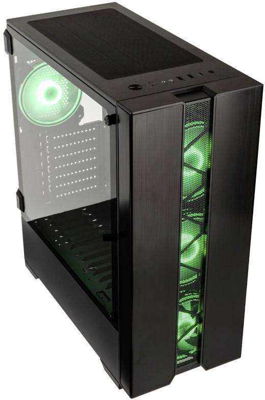 Kolink PHALANX V2 Midi tower Game console casing, Casing Black-2