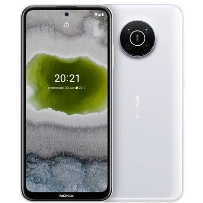 Nokia X10 Smartphone  128 GB 16.9 cm (6.67 inch) Pure white Android™ 11 Dual SIM