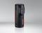A black, cylindrical air compressor with the brand name 'OSRAM', a digital display, and control buttons at the front.