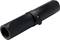 A black leather roll mat with a buckle, suitable for portable use.