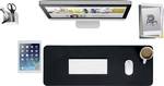 Sigel blotting pad - rollable - high-quality imitation leather - black - double sided - 80 x 30 cm