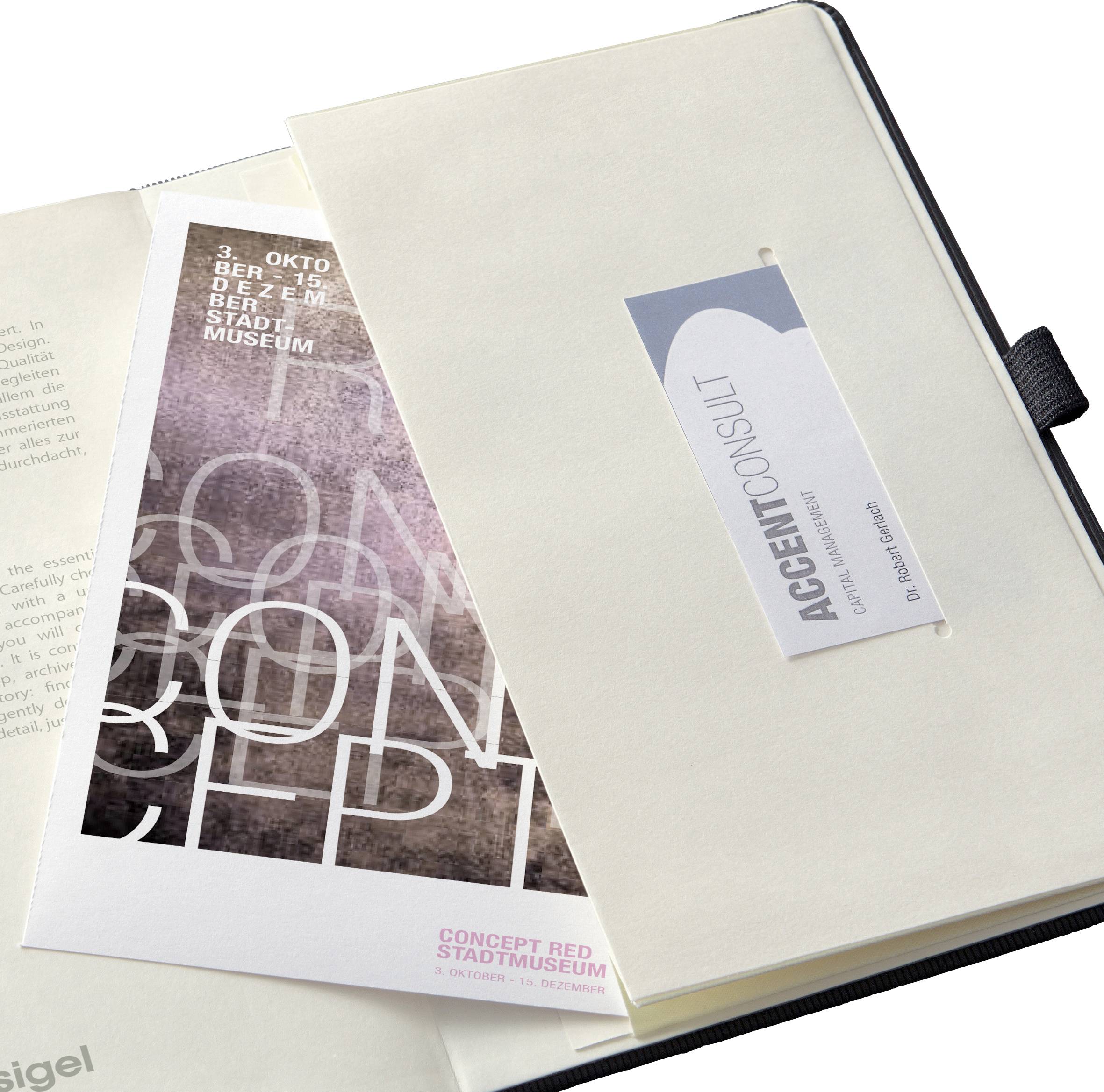 Sigel CONCEPTUM® CO118 Notebook Ruled Black No. of sheets: 194 18 x 24 cm-15