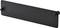 Black rectangular metal part with two screws on the short sides.