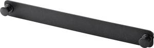 Renkforce RF-4746694 10 inch, 19 inch  Server rack cabinet front panel  1 U  Fixed Suitable for (cabinet depths): > 300 mm Black