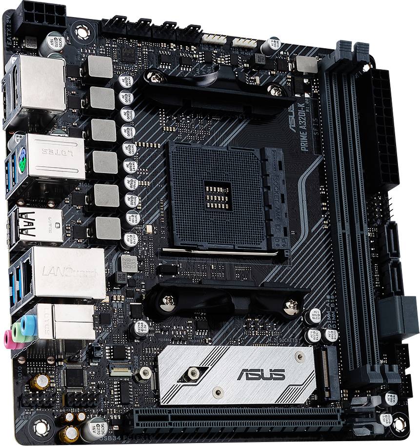 Asus PRIME A320IK/CSM Motherboard PC base AMD AM4 Form factor (details