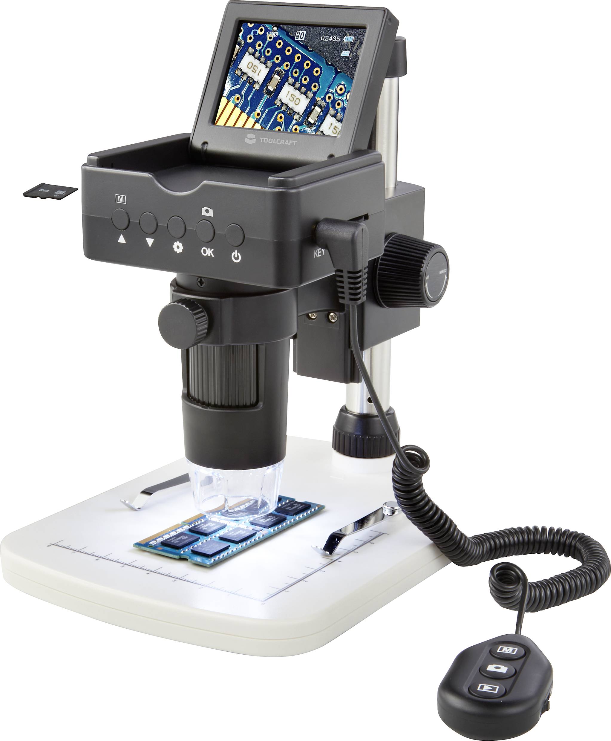TOOLCRAFT TO-7120602 2373534 USB microscope Monocular 260 x-5