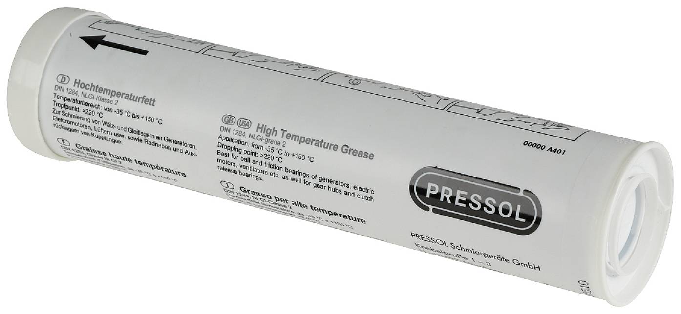 Pressol NLGI 2 Grease cartridge-400 g high-temperature grease NLGI 2 1 pc(s)