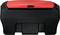 Red and black, robust suitcase with a locking button and handle, possibly for transporting tools or equipment.