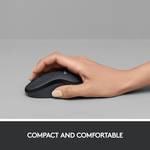 M220 SILENT wireless mouse, 2.4 GHz with USB receiver, 1000 DPI Optical Tracking, up to 18 months battery life, for left and right-handed people, for PC, Mac, laptop, white