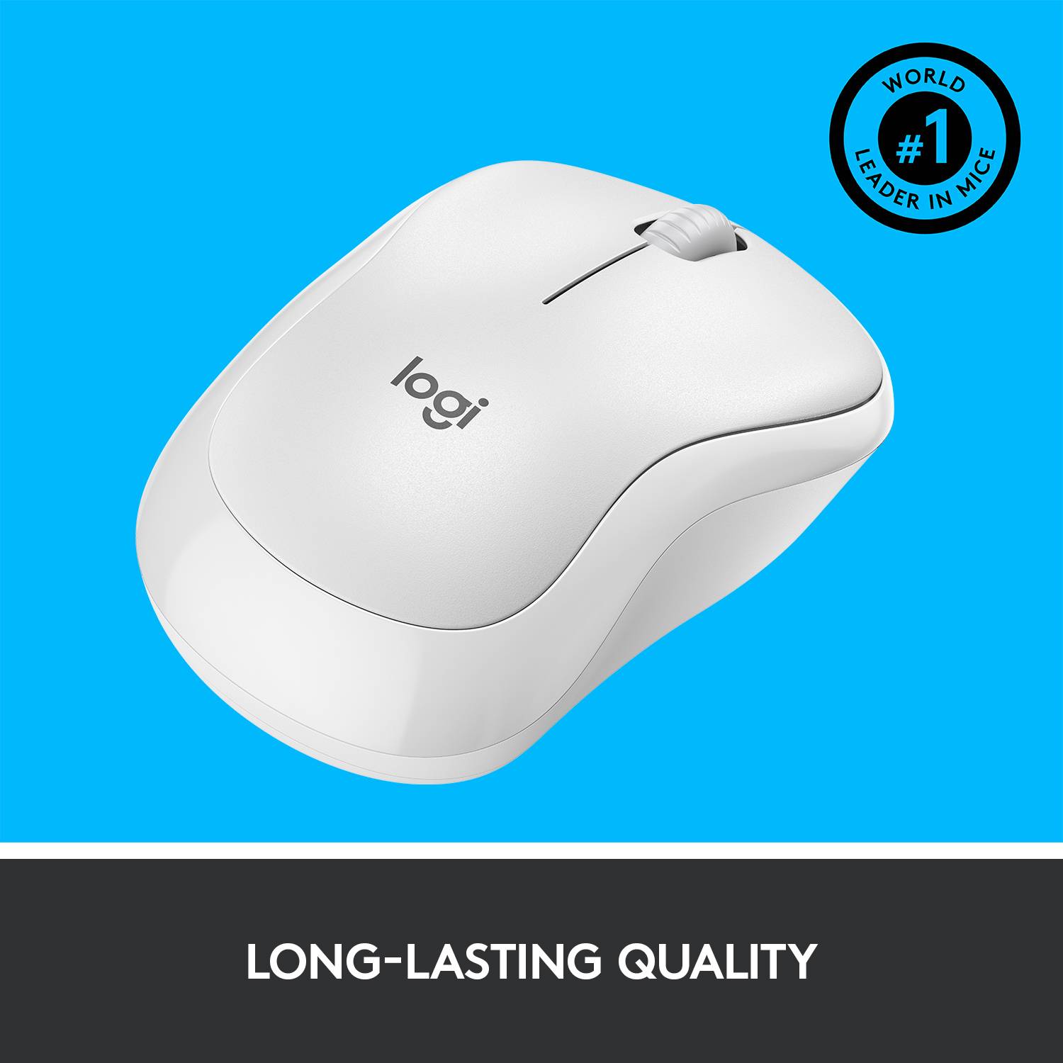 Logitech M220 Silent Mouse Radio Optical White 3 Buttons 1000 dpi-5